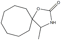 1-Oxa-3-azaspiro[4.7]dodecan-2-one,4-methyl-(7CI),92244-64-9,结构式