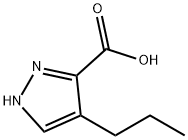 4-丙基-1H-吡唑-3-甲酸,92304-61-5,结构式