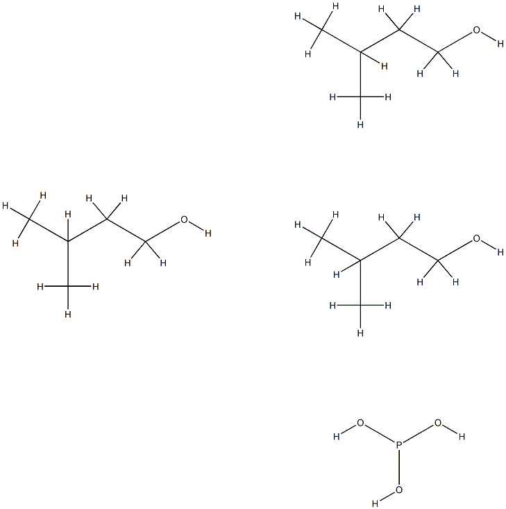 1-Butanol, 3-methyl-, phosphite (3:1) Struktur
