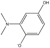 1,4-Benzenediol,  2-(dimethylamino)-,  ion(1-) Structure