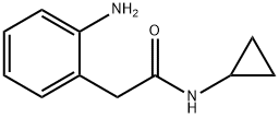 2-(2-aminophenyl)-N-cyclopropylacetamide Structure