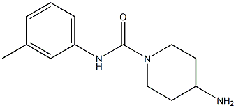 4-amino-N-(3-methylphenyl)piperidine-1-carboxamide Structure