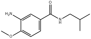 3-amino-N-isobutyl-4-methoxybenzamide 结构式
