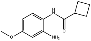 N-(2-氨基-4-甲氧基苯基)环丁烷羧酰胺, 926211-23-6, 结构式