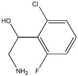 2-amino-1-(2-chloro-6-fluorophenyl)ethanol Structure