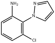 3-chloro-2-(1H-pyrazol-1-yl)aniline Structure