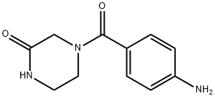 4-(4-aminobenzoyl)piperazin-2-one Structure