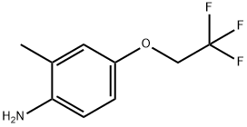 2-methyl-4-(2,2,2-trifluoroethoxy)aniline 化学構造式