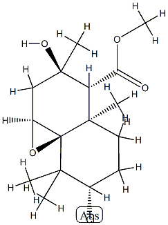 (1aS,8aS)-7α-Chlorooctahydro-3β-hydroxy-3,4aα,8,8-tetramethyl-3H-naphth[1,8a-b]oxirene-4α-carboxylic acid methyl ester,92675-15-5,结构式