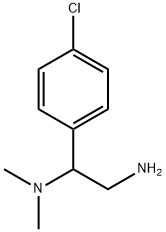 N-[2-amino-1-(4-chlorophenyl)ethyl]-N,N-methylamine,927965-80-8,结构式