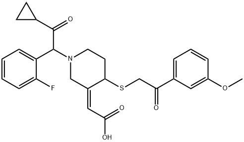 PRASUGREL METABOLITE R-138727MP Structure