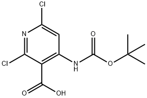 929288-17-5 4-((叔丁氧羰基)氨基)-2,6-二氯烟酸