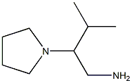 3-METHYL-2-PYRROLIDIN-1-YLBUTAN-1-AMINE 结构式