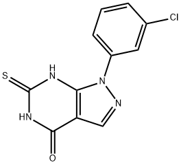 1-(3-CHLOROPHENYL)-6-MERCAPTO-1,5-DIHYDRO-4H-PYRAZOLO[3,4-D]PYRIMIDIN-4-ONE|1-(3-CHLOROPHENYL)-6-MERCAPTO-1,5-DIHYDRO-4H-PYRAZOLO[3,4-D]PYRIMIDIN-4-ONE