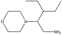 3-ETHYL-2-MORPHOLIN-4-YLPENTAN-1-AMINE Struktur