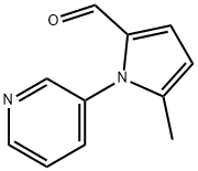 5-methyl-1-(3-pyridinyl)-1H-pyrrole-2-carbaldehyde(SALTDATA: FREE) Structure