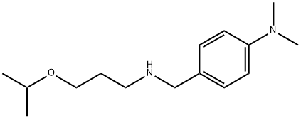 N,N-dimethyl-4-({[3-(propan-2-yloxy)propyl]amino}methyl)aniline,931992-48-2,结构式