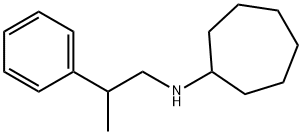 N-(2-phenylpropyl)cycloheptanamine Structure