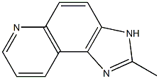 1H-Imidazo[4,5-f]quinoline,2-methyl-(9CI) 化学構造式
