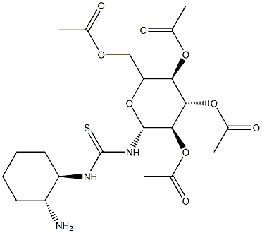 N-[(1R,2R)-2-a미노시클로헥실]-N'-(2,3,4,6-테트라-O-아세틸-β-D-글루코피라노실)-티오우레아
