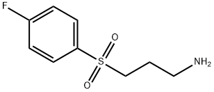 3-((4-氟苯基)磺酰基)丙-1-胺, 933710-75-9, 结构式