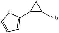 2-(furan-2-yl)cyclopropan-1-amine 化学構造式