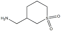 3-(aMinoMethyl)-1$l {6}-thiane-1,1-dione 结构式