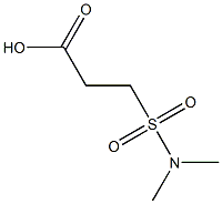 3-(dimethylsulfamoyl)propanoic acid Structure