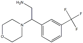 2-morpholin-4-yl-2-[3-(trifluoromethyl)phenyl]ethanamine Structure