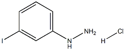 (3-iodophenyl)hydrazine hydrochloride Structure
