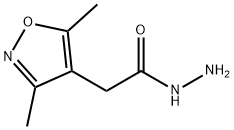 2-(3,5-dimethyl-4-isoxazolyl)acetohydrazide(SALTDATA: HCl) Structure