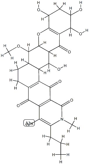 Kibdelone B Struktur