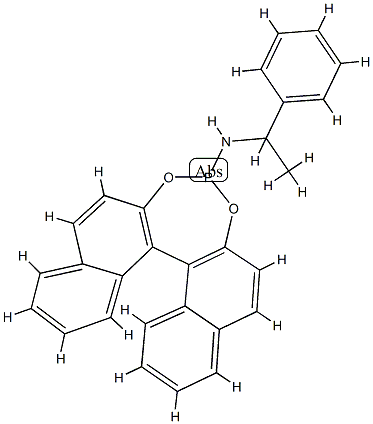 3,4-a']dinaphthalen-4-yl)[(1R)-1-phenylethyl]-aMine Struktur