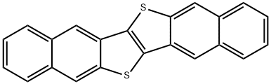 双萘并 [2,3-B:2′,3′-F] 噻吩并 [3,2-B] 噻吩 结构式