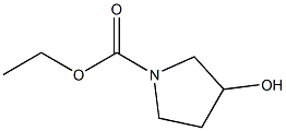 1-Pyrrolidinecarboxylicacid,3-hydroxy-,ethylester(6CI,9CI) Structure