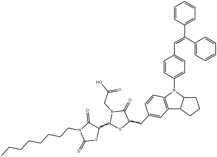 Purple dye 化学構造式