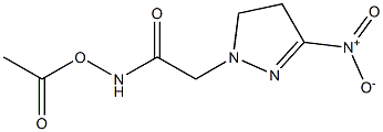 1-(O-acetyl-acetohydroxamic acid)-3-nitropyrazole,93677-01-1,结构式