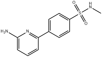 4-(6-aMinopyridin-2-yl)-N-MethylbenzenesulfonaMide,936802-80-1,结构式