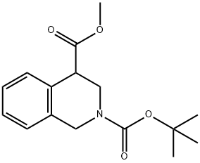 2-tert-butyl 4-methyl 3,4-dihydroisoquinoline-2,4(1H)-dicarboxylate(WX142477) Struktur