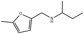 (ブタン-2-イル)[(5-メチルフラン-2-イル)メチル]アミン 化学構造式