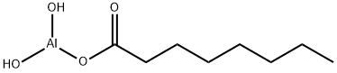 Aluminum, dihydroxy(octanoato-O)- 化学構造式