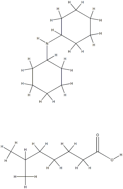 isooctanoic acid, compound with dicyclohexylamine (1:1) Structure