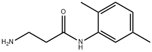 N〜1〜-(2,5-DIMETHYLPHENYL)-BETA-ALANINAMIDE HYDROCHLORIDE 化学構造式