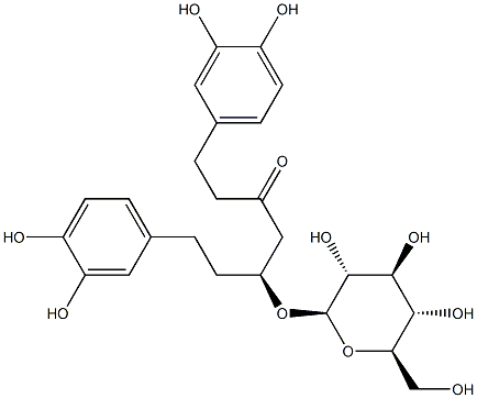 Hirsutal 5-O-glucoside Struktur