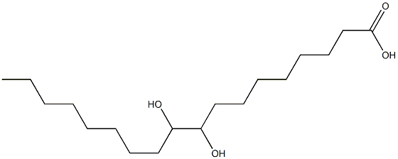 calcium (9 or 10)-hydroxy-(10 or 9)-oxidooctadecanoate Struktur