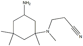 5-amino-1,3,3-trimethylcyclohexanemethylamine, N-(2-cyanoethyl) derivative Struktur