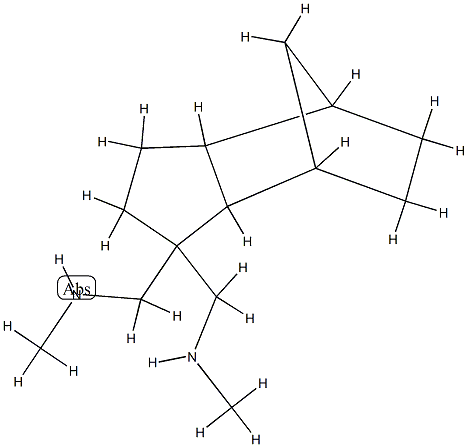 octahydro-N,N'-dimethyl-4,7-methano-1H-indenedimethylamine Struktur