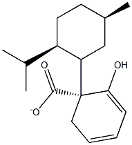 (±)(1alpha,2beta,5beta)-5-methyl-2-(1-methylethyl)cyclohexyl salicylate  Structure