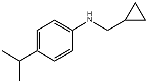 N-(cyclopropylmethyl)-4-isopropylbenzenamine Structure
