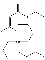 tributyl(ethyl 3-oxobutyrato-O1',O3)tin 化学構造式